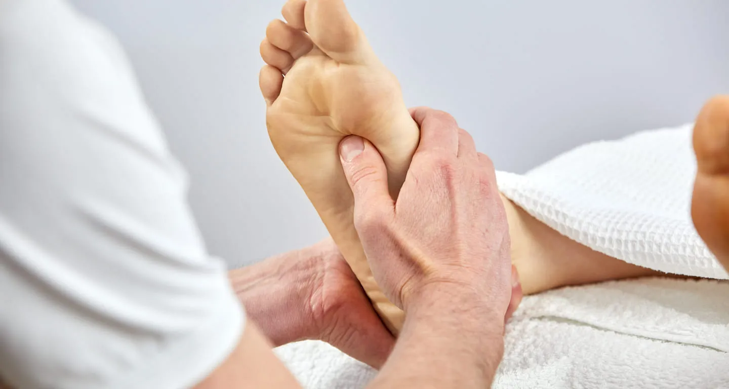 Behandlung von Fuß und Sprunggelenk